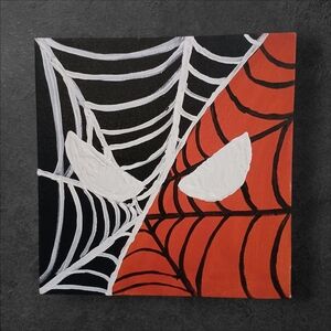 Original painting of Spiderman Vs Venom